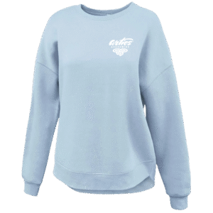 Pennant Adult Ladies Curved Bottom Drop Shoulder Crew