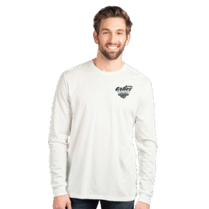 Next Level Apparel Long Sleeve White T-Shirt