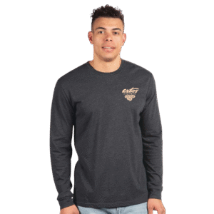 Next Level Apparel Long Charcoal T-Shirt